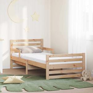 Rám postele s rozšiřitelnou matrací s čelo Hnědá 80 x 200 cm 3385946