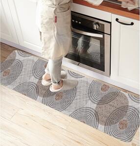 Šedý pratelný koberec běhoun 58x190 cm – Oyo Concept