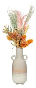 Šedá váza Sass & Belle Bohemian Home Mojave, výška 23 cm