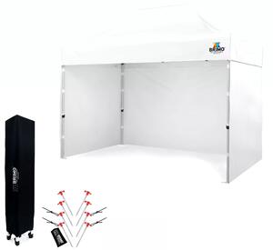 BRIMO Nůžkový párty stan SUPER 2x3 m 3 stěny bílý