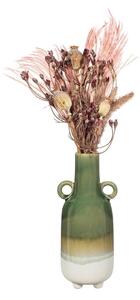 Zelená váza Sass & Belle Bohemian Home Mojave, výška 23 cm