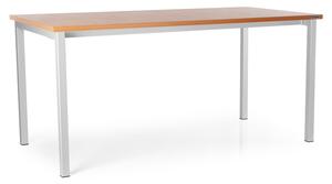 Univerzální stůl s kovovou podnoží 160 x 80 cm, buk