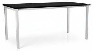 Univerzální stůl s kovovou podnoží 160 x 80 cm, černá