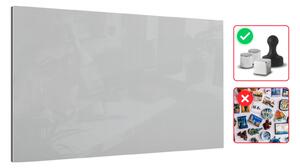 Allboards, Skleněná magnetická tabule -šedá, 50x50 cm TS50x50GREY