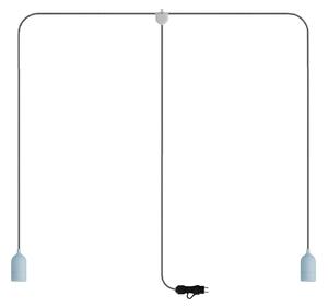 Creative cables T-snake EIVA přenosné venkovní osvětlení IP65, 2 světla Barva: Světle modrá