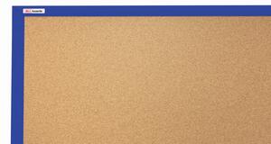 ALLBOARDS,Korková nástěnka v barevném dřevěném rámu 90x60 cm – Granátově modrá,TK96DB