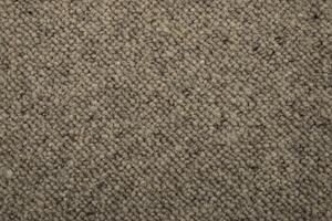 Kusový koberec Alfawool 40 - hnědý (bordura) - 80x150