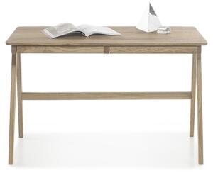 Psací stůl AMIRON 2x zásuvka 120x75 cm dub