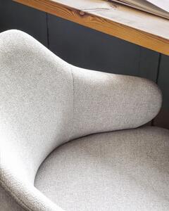 Světle šedá kancelářská židle Kave Home Einara