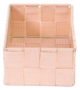 Růžový koupelnový organizér Compactor Stan, 18 x 12 cm