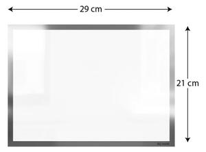 Allboards, A4 magnetická kapsa stříbrná, RMA4S