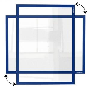 Allboards, A4 magnetická kapsa modrá-sada 5 kusů, KPL5-RMA4B