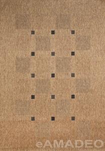 Kusový koberec FLOORLUX 20079 - hnědý/černý - 160x230cm