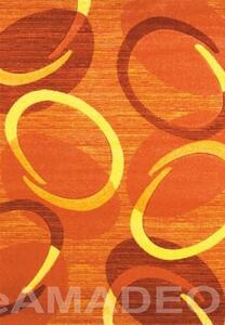 Kusový koberec Florida 9828/05 - oranžový - 80x150cm