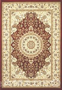 Kusový koberec Salyut 1566A - červený - 80x150cm