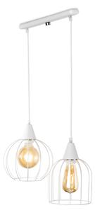 Light for home - Závěsné svítidlo na lankách 40407 "MATRIX", 2x60W, E27, Bílá