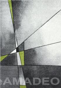 Kusový koberec Brilliance 21807/954 - šedý/zelený - 80x150cm