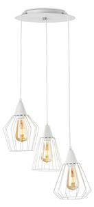 Light for home - Závěsné svítidlo na lankách 40403 "MATRIX", 3x60W, E27, Bílá