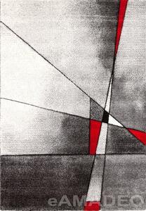Kusový koberec Brilliance 21807/951 - šedý/červený - 200x290cm