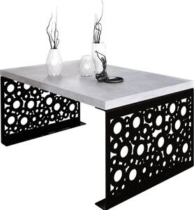Konferenční stolek RINA 100x60 Hlavní barva: Bílá, Další barva: Sonoma