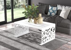 Konferenční stolek SEMARA 100x60 Hlavní barva: Bílá, Další barva: Černá