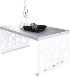 Konferenční stolek SEMARA 100x60 Hlavní barva: Černá, Další barva: Bílá