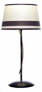 Light for home - Stolní lampa 14700 "Susie", 1x60W, E27, černá, zlatá, patina