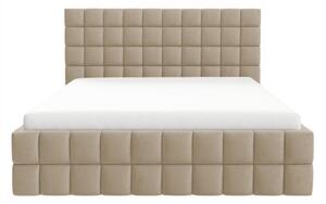 Čalouněná postel s úložným prostorem Derkina, Rozměr postele: 160x200, Barva:: Fresh 09 5903211519963