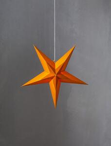 Oranžová vánoční dekorace Star Trading Diva, ø 60 cm
