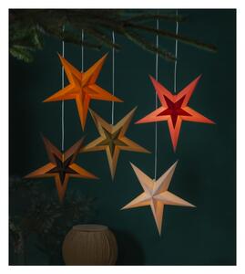 Oranžová vánoční dekorace Star Trading Diva, ø 60 cm