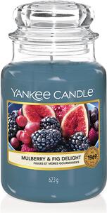 Yankee Candle vonná svíčka Classic ve skle velká Mulberry & Fig Delight 623 g