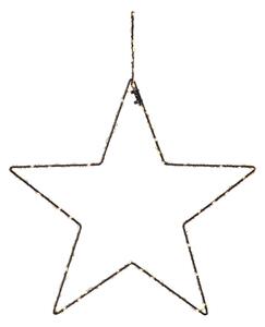 Černá světelná dekorace s vánočním motivem ø 45 cm Alpha – Markslöjd