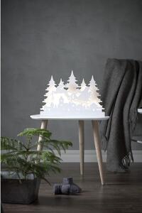 Bílá vánoční světelná LED dekorace Star Trading Grandy Reinders, délka 42 cm