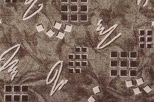 Sintelon koberce Metrážový koberec Roines brown - Rozměr na míru s obšitím cm