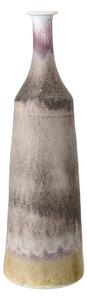 Šedá kameninová váza Bloomingville Rille, výška 40 cm