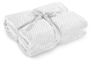 Bílá deka z mikrovlákna DecoKing Henry, 70 x 150 cm