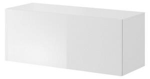 TV stolek/skříňka Viktor 01 (bílá + bílý lesk). 1048387