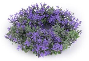Umělý věnec buxus fialový Ø16 cm