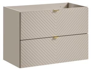Comad Umyvadlová skříňka se zásuvkami Viva Cashmere 82-80-2S kašmírová