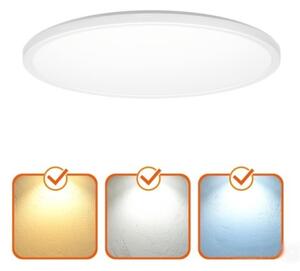 LED Koupelnové stropní svítidlo NIVERA LED/12W/230V IP54 pr. 22,5 cm bílá