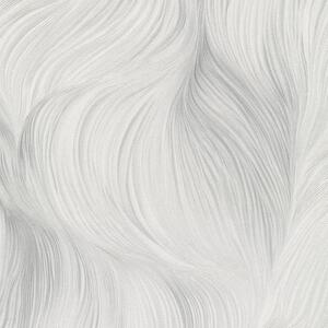 Vliesové tapety na zeď GMK Fashion for walls 5 10522-31, rozměr 10,05 m x 0,53 m, jemné vlnovky šedo-bílé, Erismann