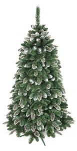 Umělý vánoční stromeček zasněžená borovice, výška 120 cm