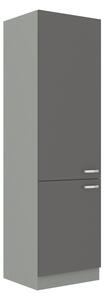 Skříň na vestavnou lednici ULLERIKE - šířka 60 cm, šedá