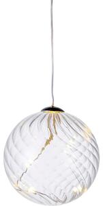 Světelná LED dekorace Sirius Wave Ball, Ø 8 cm