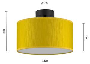 Žluté stropní svítidlo Sotto Luce Doce M, ⌀ 30 cm