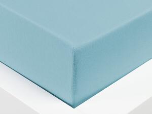 XPOSE® Jersey prostěradlo Exclusive - světle modré 90x200 cm