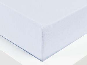 XPOSE® Jersey prostěradlo Exclusive - bílé 90x200 cm
