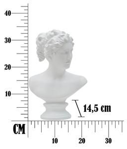 Bílá dekorativní soška Mauro Ferretti Roman Woman