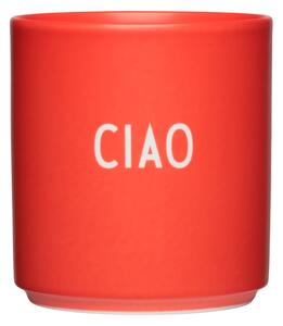 Porcelánový hrnek Ciao Red 300 ml