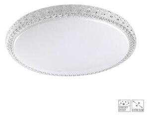 AMBIA přisazené svítidlo LED 35W 2950lm 4000K 40cm IP20, bílé/křišťál